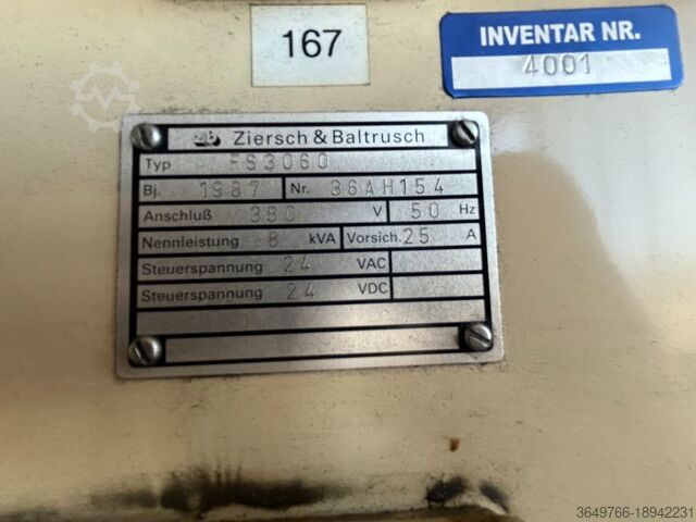 Vlakslijpmachine Ziersch & Baltrusch FS350/36AH 154