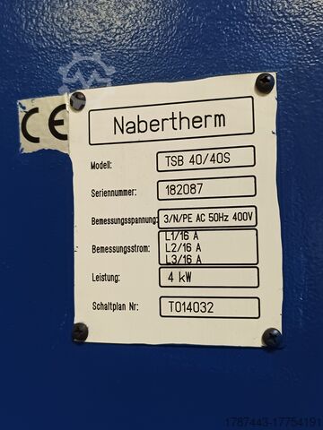 Oven in zoutbad Nabertherm TSB 40 /40S