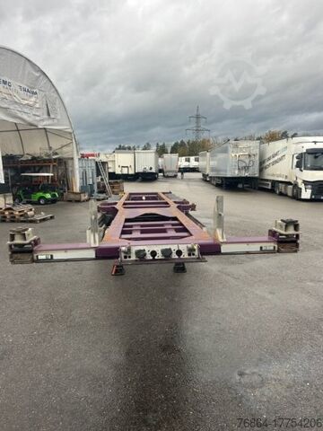 Semiremorcă cu caroserie interschimbabilă WEB TRAILER LPRS24 HECKSCHIEBER 1X20 FT 2X20 FT 1X40 FT