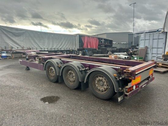 Semiremorcă cu caroserie interschimbabilă WEB TRAILER LPRS24 HECKSCHIEBER 1X20 FT 2X20 FT 1X40 FT