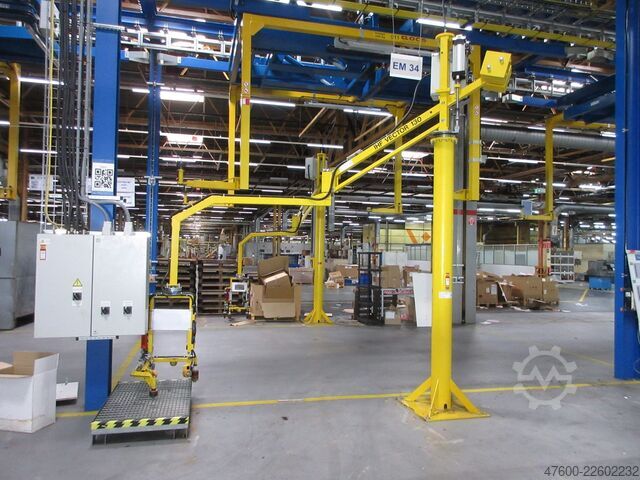 Manipulator Handlingsgerät Hebehilfe IHF Jungenthal Manipulator Knickarm Pneumatik Manipulator Vector 130 L 3,5m