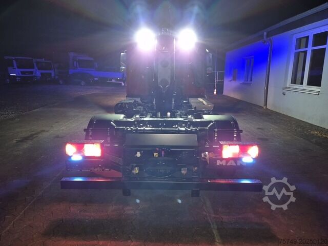 Telehoist konténeres teherautó man TGL 8.190 Feuerwehrfahrzeug City Abrollkipper