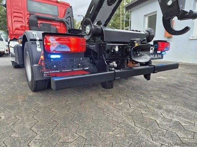 Telehoist konténeres teherautó man TGL 8.190 Feuerwehrfahrzeug City Abrollkipper