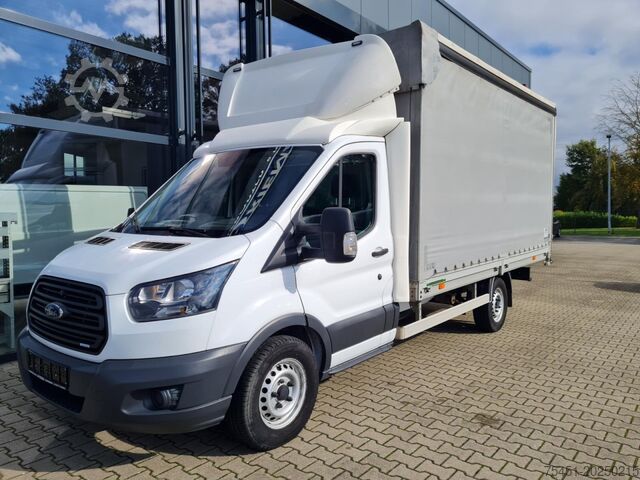 Curtain sider van Ford Transit 35 Pritsche Schiebe Plane TDCi L3 KLIMA