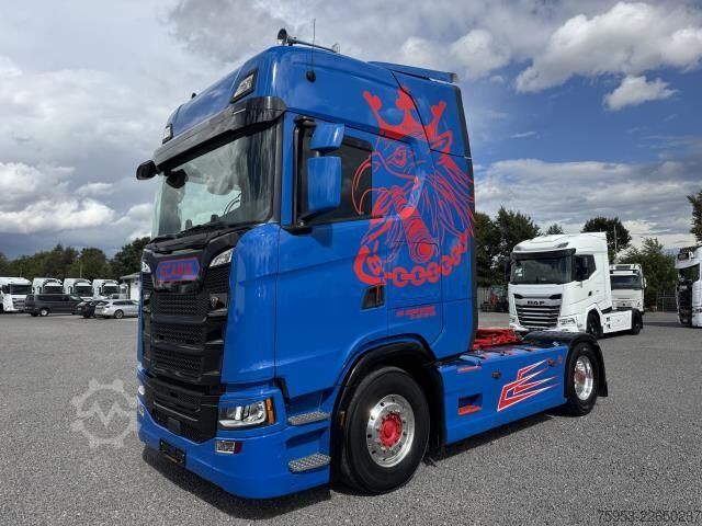 Tractora standard Scania S 520 V8 4x2 Luft / Luft Leder LED Retrader