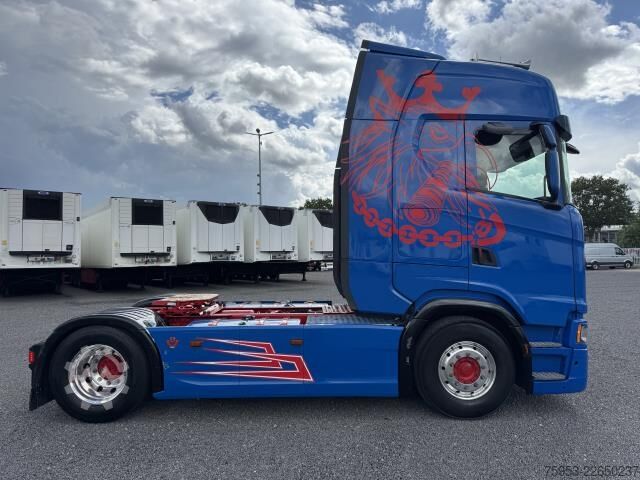 Tractora standard Scania S 520 V8 4x2 Luft / Luft Leder LED Retrader