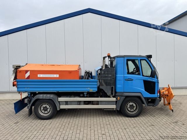 Trevägs tippbil MULTICAR FUMO CARRIER 4x4 mit Schneeschild + Silostreuer