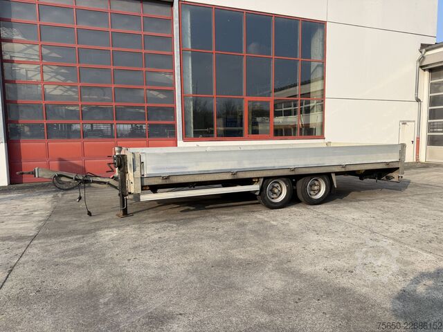 Dieplader oplegger Humbaur B6AG  Tandempritsche- Tieflader