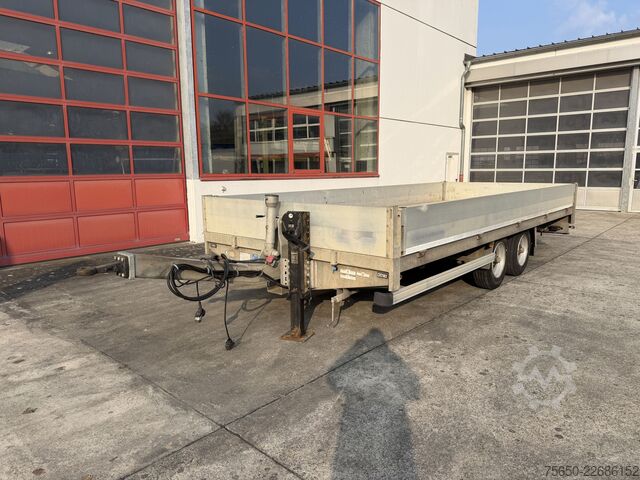 Dieplader oplegger Humbaur B6AG  Tandempritsche- Tieflader