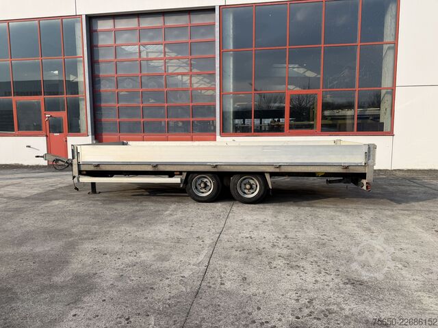 Dieplader oplegger Humbaur B6AG  Tandempritsche- Tieflader