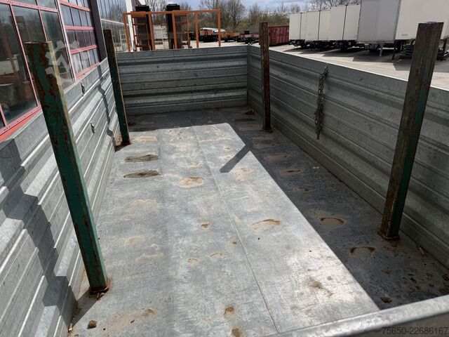 Boomaanhanger Möslein DTD18  19 t Tandemkipper- Tieflader + Steckrungen, Breite Reifen
