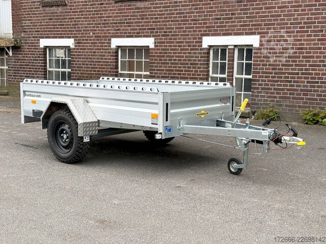 Bakaanhanger Humbaur HA 132513 KV OFFROAD 251X131X40CM 1300KG TIEFLADER | BUGKLAPPE