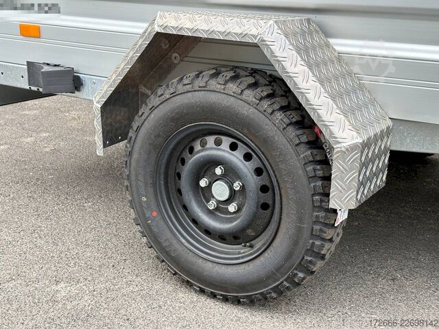 Bakaanhanger Humbaur HA 132513 KV OFFROAD 251X131X40CM 1300KG TIEFLADER | BUGKLAPPE