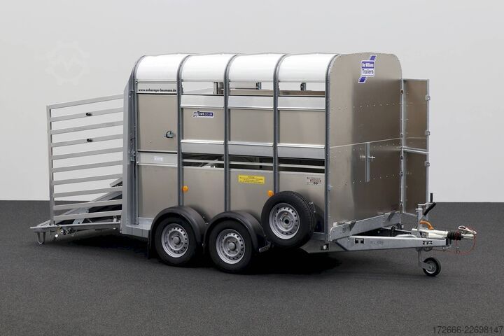 Reboque para gado Ifor Williams TA5 | 8x6 | DOPPELSTOCK 241X156X183CM VIEHANHÄNGER | 2X LÜFTUNG
