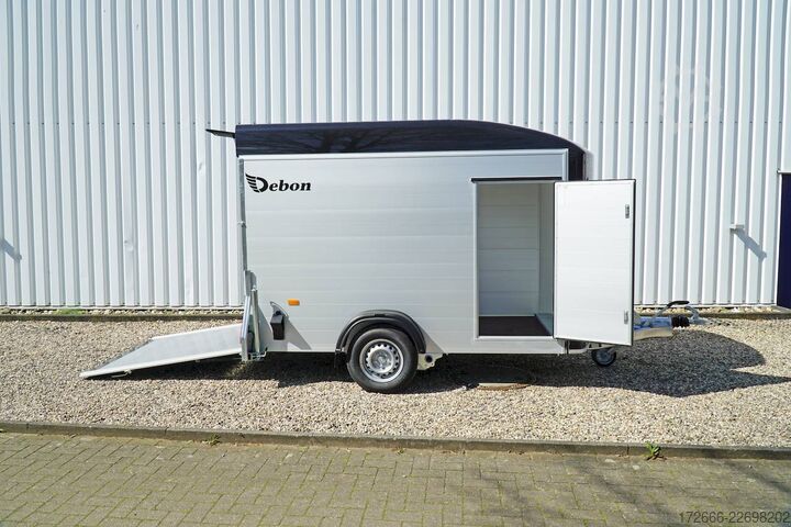 Koffer aanhanger Debon CHEVAL LIBERTE DEBON C300 ALU ROADSTER SCHWARZ +SEITENTÜR