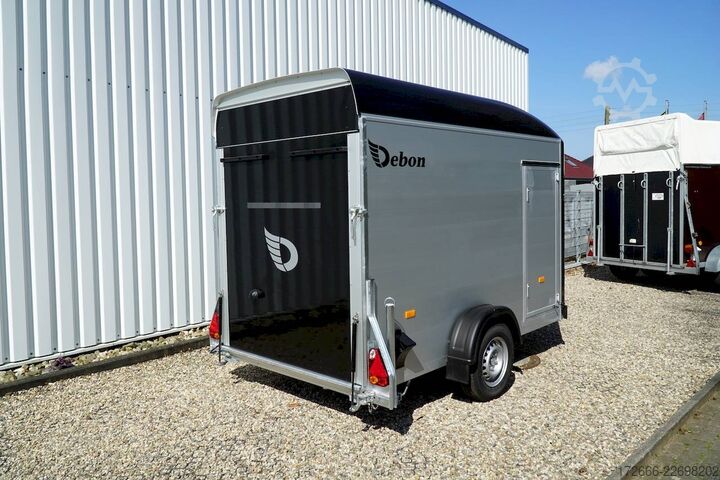 Koffer aanhanger Debon CHEVAL LIBERTE DEBON C300 ALU ROADSTER SCHWARZ +SEITENTÜR