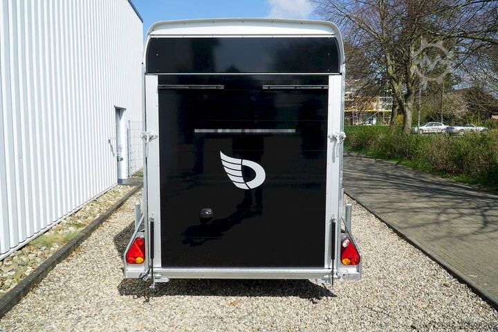 Koffer aanhanger Debon CHEVAL LIBERTE DEBON C300 ALU ROADSTER SCHWARZ +SEITENTÜR