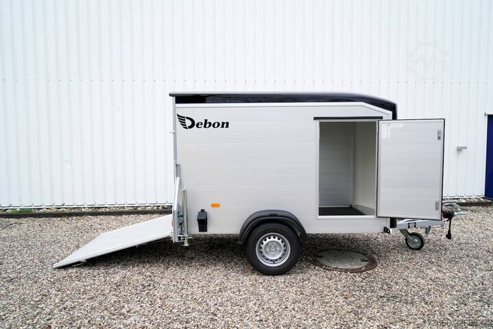 Koffer aanhanger Debon CHEVAL LIBERTE DEBON C255 V2 ALU 1300 KG | SCHWARZ +SEITENTÜR