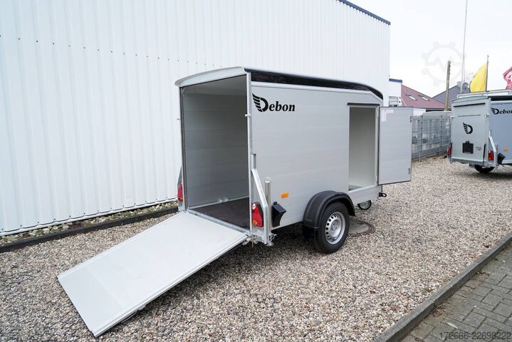 Koffer aanhanger Debon CHEVAL LIBERTE DEBON C255 V2 ALU 1300 KG | SCHWARZ +SEITENTÜR