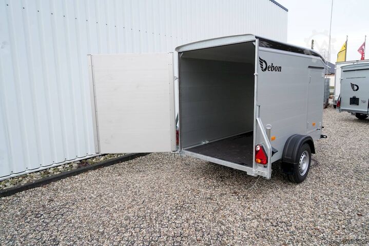 Koffer aanhanger Debon CHEVAL LIBERTE DEBON C255 V2 ALU 1300 KG | SCHWARZ +SEITENTÜR
