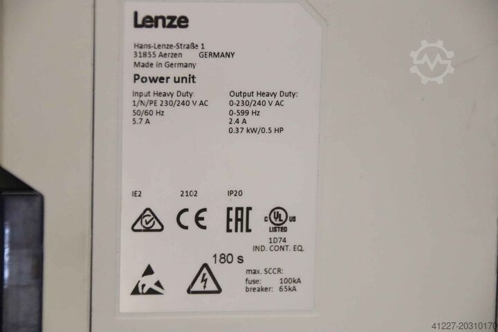 Inversor de frequência 0,37 kW Lenze i550