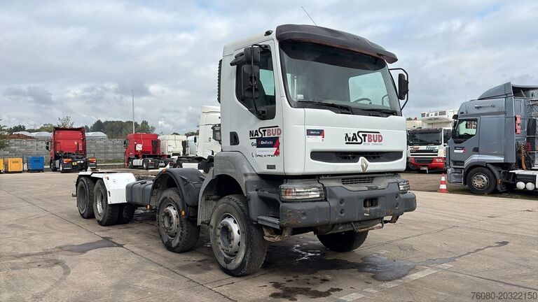 Podvozek s kabinou Renault Kerax 370 (BOITE MANUELLE / LAMES / GRAND PONT ...