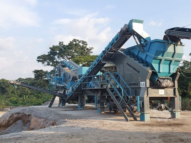 Mobiele breekinstallatie / Crusherinstallatie Constmach 250-300 TPH Mobile Crushing Plant