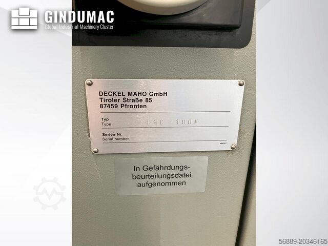 Centre d’usinage vertical DECKEL MAHO DMC 100V