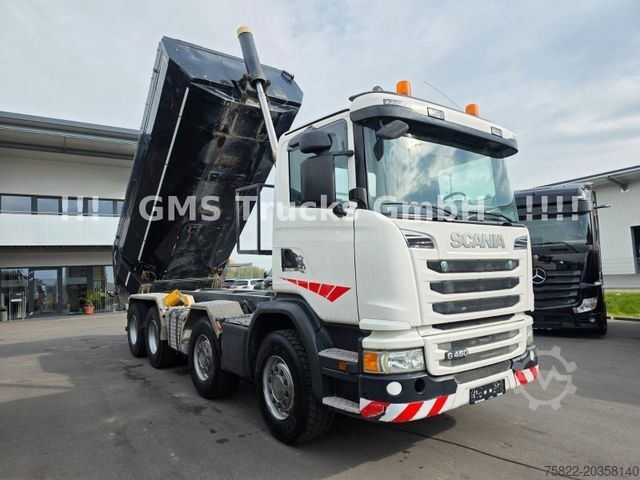 Sklápěcí vůz SCANIA G450 / ISO Thermo Mulde / 8X4 / Opti Cruise
