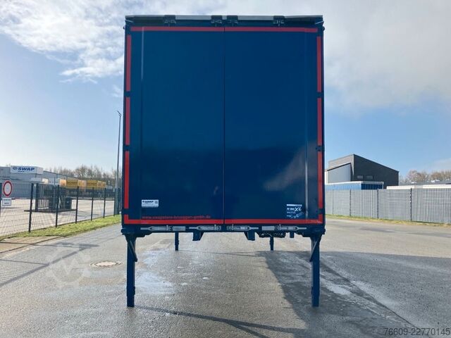 Remolque con caja móvil KRONE Wechselbrücke Plane