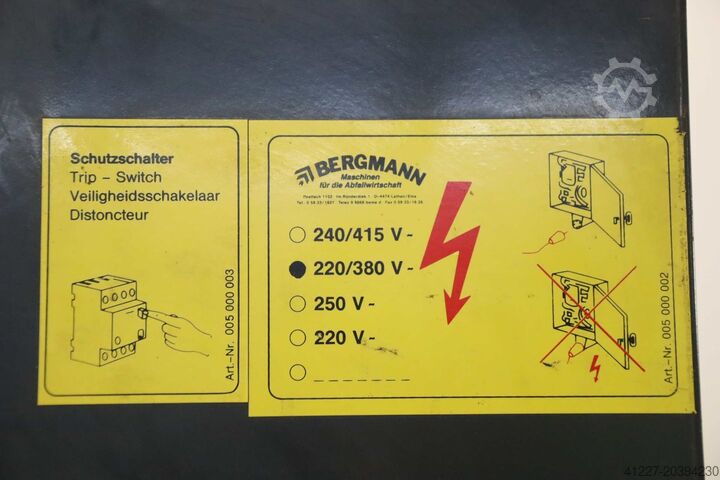 Baler roller compactor Bergmann PS 8100-38
