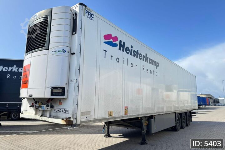 Kühl-/Tiefkühltransport Schmitz Cargobull SKO 24 / Disk brakes / Carrier Vector 1550 / Pa...