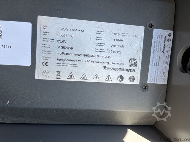 Fodgængerstabler Jungheinrich EJC214