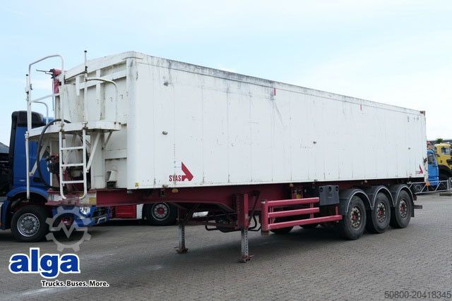 Kippers oplegger STAS SA336K, Alu, 50m³, Alu-Chassis, Luft-Lift