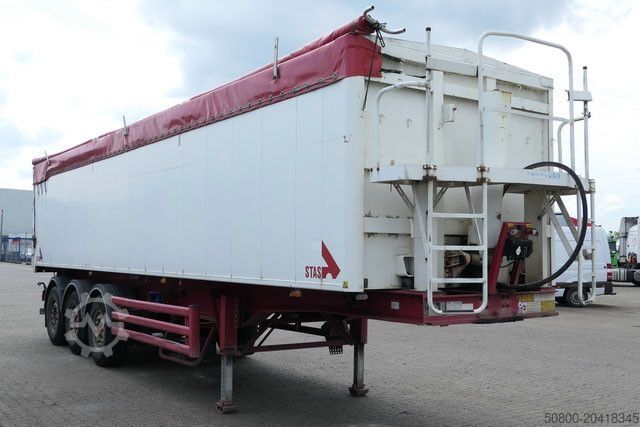 Kippers oplegger STAS SA336K, Alu, 50m³, Alu-Chassis, Luft-Lift