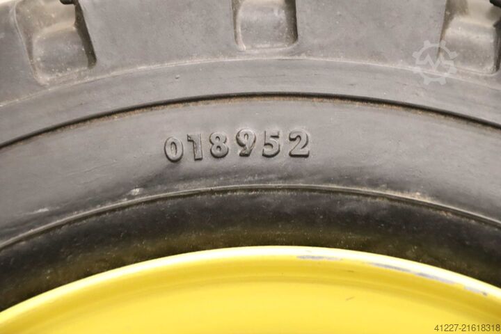 4 stk. massivt gummi dæk Continental CSE-Robust 200/50-10  SC 10  RIM 6.50 F