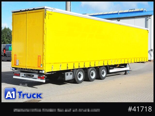 Semirimorchio con telone Kässbohrer Mega Trailer, Code XL, Aluplank, BPW