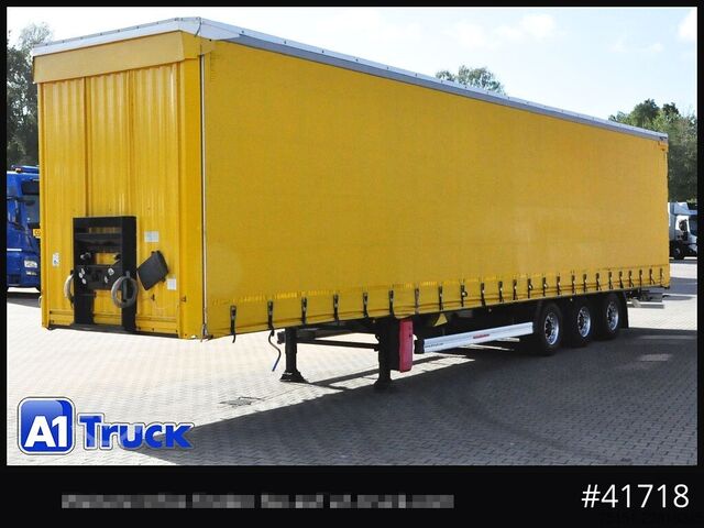 Semirimorchio con telone Kässbohrer Mega Trailer, Code XL, Aluplank, BPW