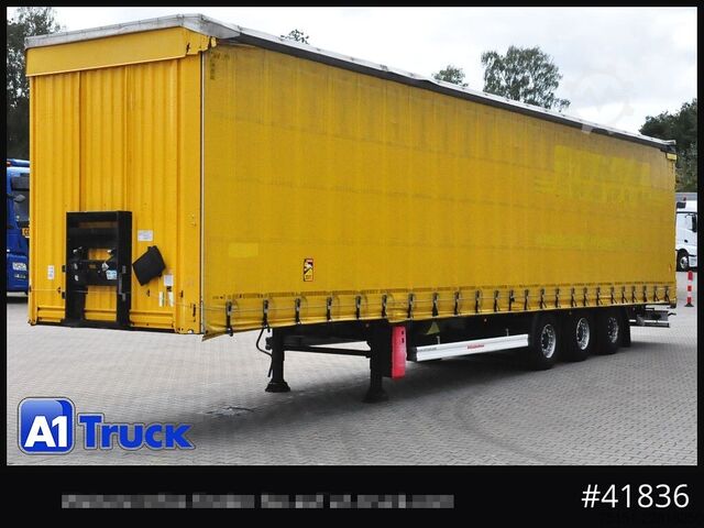 Semirimorchio con telone Kässbohrer Mega Trailer, Code XL, Aluplank, BPW