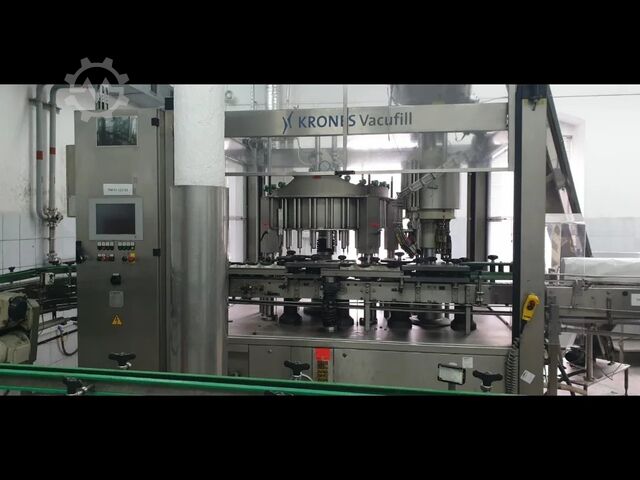 Línea de llenado KRONES usada para vodka - vidrio 6000 BPH - Año 2001 Krones 