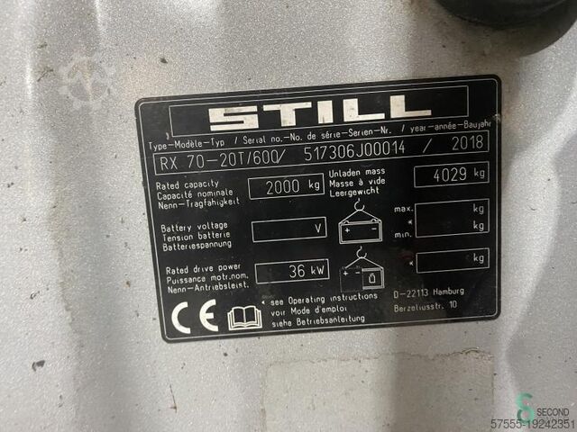 Carretilla elevadora Still RX 70-20/600 T RX70 (T)