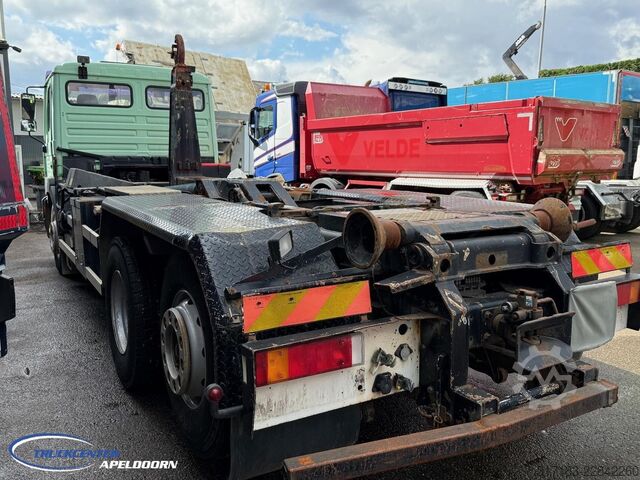 Containertransport (haakarmsysteem) MAN 26.403 Stuuras, ADR, Euro 2