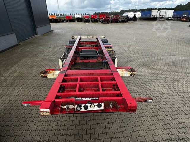Containertransport Krone 2-axle 20FT chassis, BPW + drumbrakes, airsuspe...