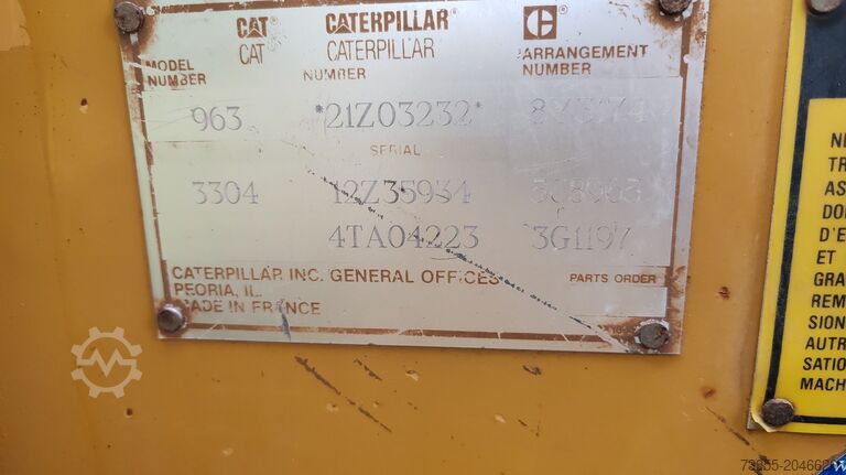 Rupslader Caterpillar 963