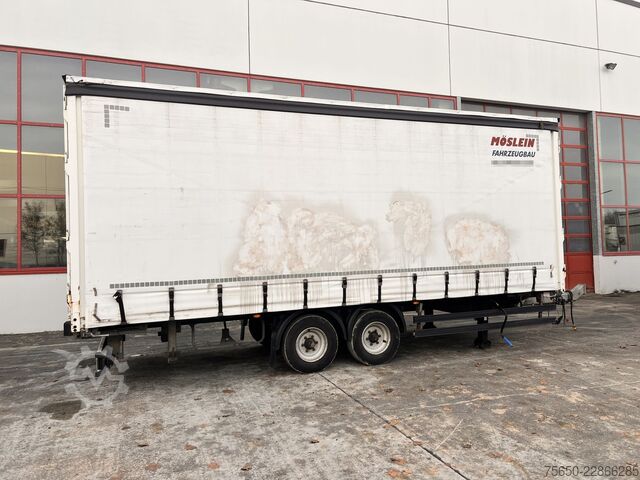 Open aanhangwagen met zeil Möslein TPW 105 D 7,30  Tandem- Schiebeplanenanhänger zum Durchladen