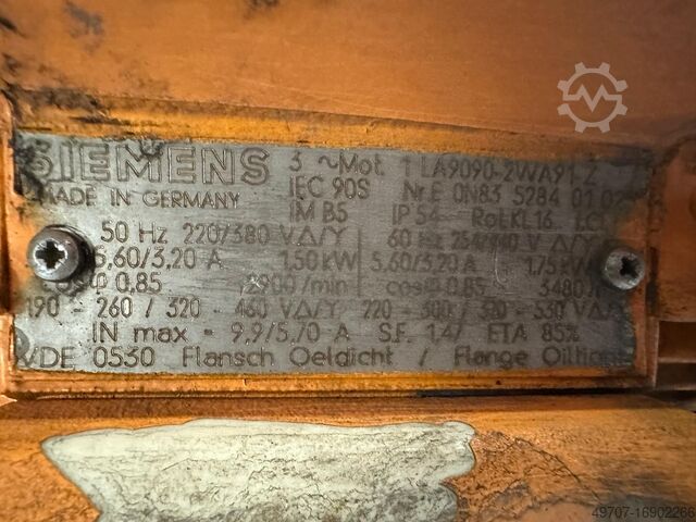 Vezérlőrendszer SIEMENS 1 LA9090-2WA91-Z