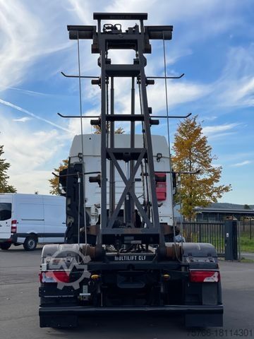 Hákový nosič kontejnerů MAN TGX 26.400 XLX / INTARDER / HIAB-SEILABROLLER