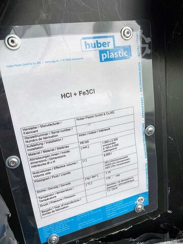 Plastový kontejner Huber Plastics PE100