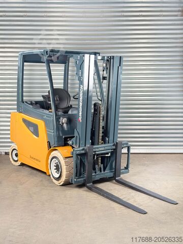 Electric 4-wheeler Jungheinrich EFG 430 - Service Neu - Batterie 92% - Triplex