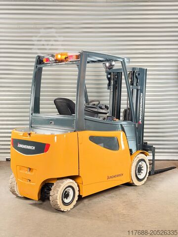 Electric 4-wheeler Jungheinrich EFG 430 - Service Neu - Batterie 92% - Triplex